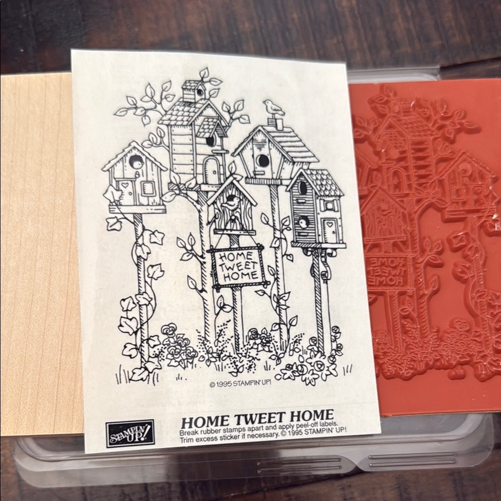 Stampin' Up! Red Birdhouse Design Stamp